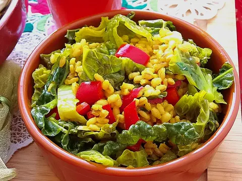 Marokanska salata od ječma i kelja/cool ručak