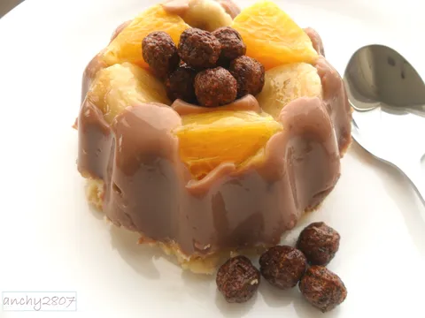 čokoladno voćne puding tortice