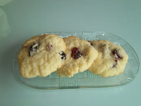 Coconut cranberry cookies