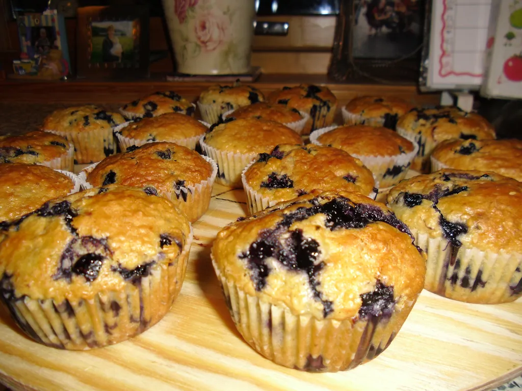 Zdravi muffini s borovnicama
