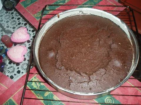 mud cake- tek pečena