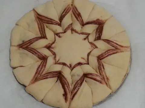 Nutella star bread by TinaValentina