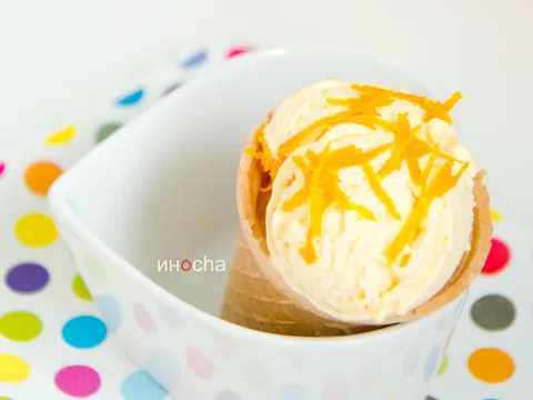 Orange-mousse Ice Cream
