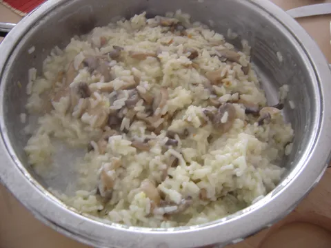Krem riža s gljivama