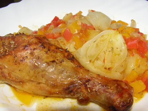 Piletina s zapečenim povrćem