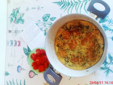 Omlet s divljim šparogama by Tamara