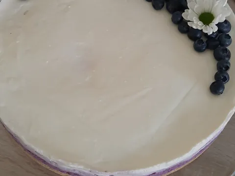 ombre cheesecake borovnica