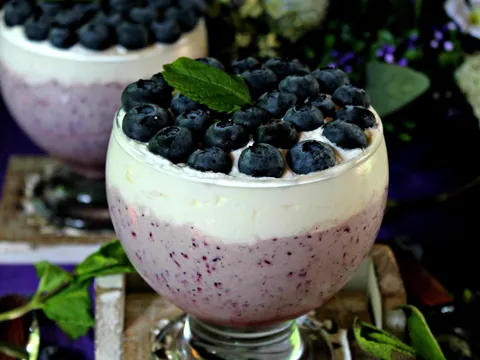 Bluberry dessert...