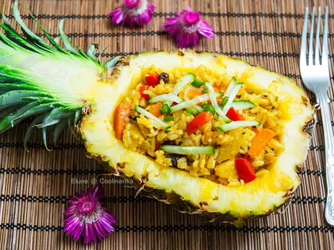NASI GORENG - Malezijska poprzena riza sa ananasom