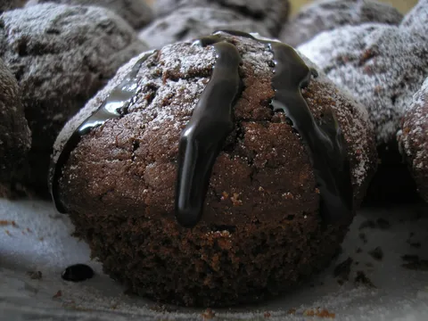 Chocolate rum muffine