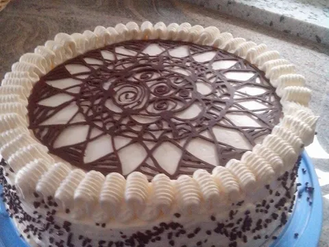 vočno čokoladna posna torta :)