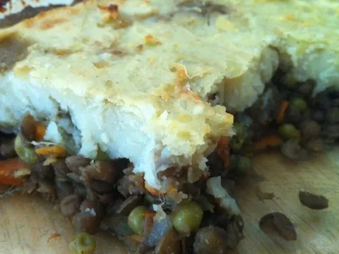 Povrćna shepard pie - današnja verzija sa pireom od batata i krompira
