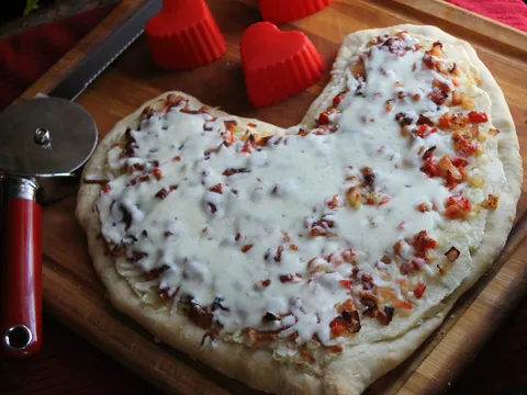 Valentine's pizza...