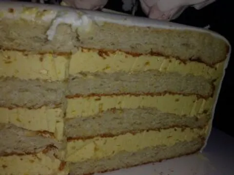 Bela jevrejska torta-presek