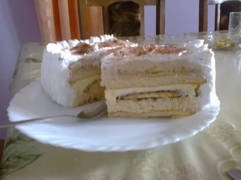 Krem-banana torta