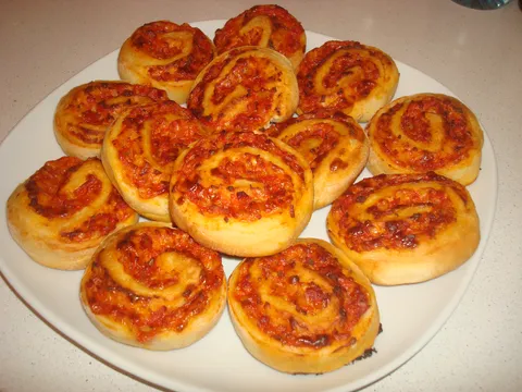 Mini roll pizze