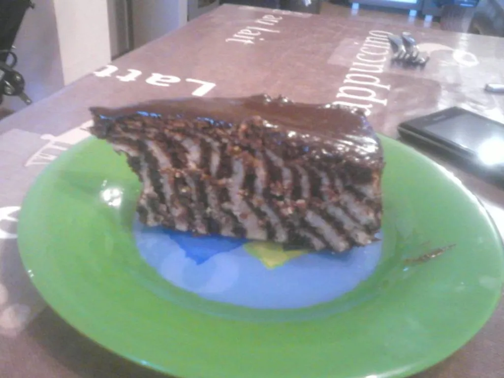 Veganski zebra kolač