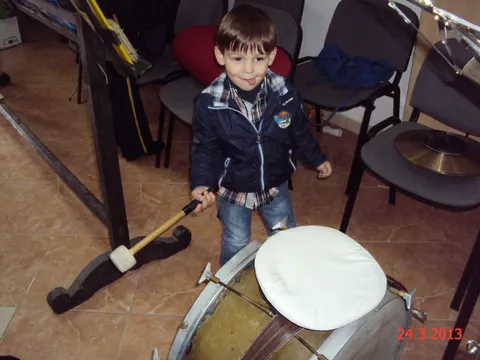 Buduci bubnjar Gradske muzike Kotor