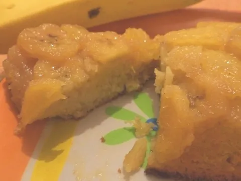 Upside-down Banana Pineapple Cake