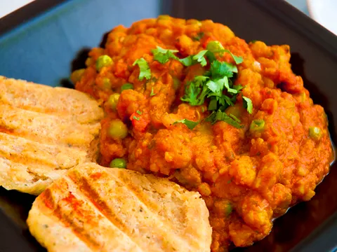 Pav Bhaji - Varivo od povrca na Indijski nacin [curry]