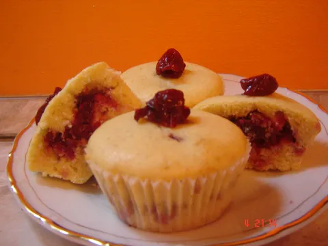 Cherry-Vanilla Muffins