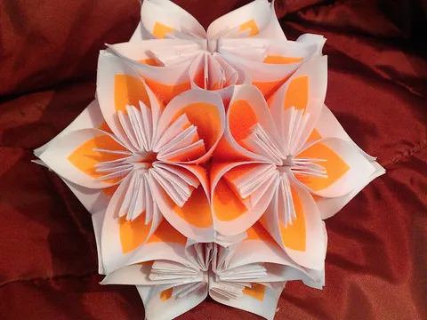 Origami kusudama cvijetna kugla