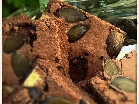 Brownies s čokoladom i sjemenkama bundeve