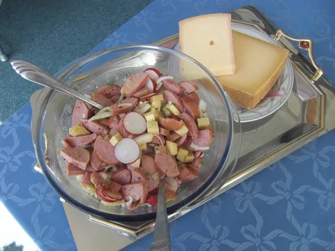 Wurst-Käse-Salat ili Kobasica-sir-salata