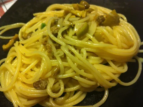 Špageti s umakom od kapara- od anka-1955