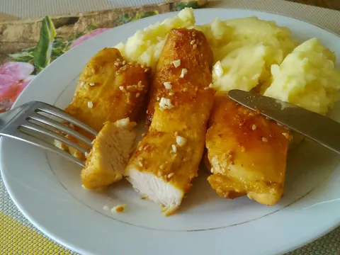 Piletina sa senfom i susamom