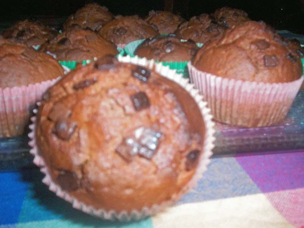 Choco-chip muffins