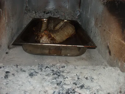 Morska riba u krušnoj peći.