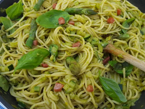 Zeleni špageti
