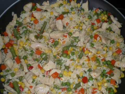 povrtni rižoto s piletinom