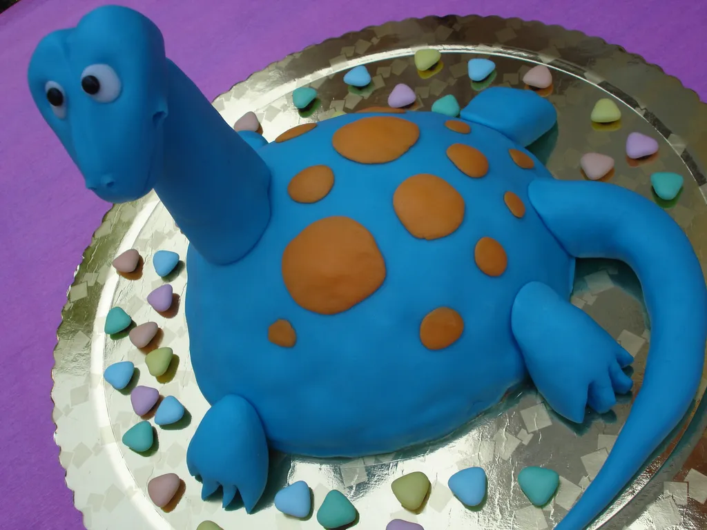 dipy dinosaur torta