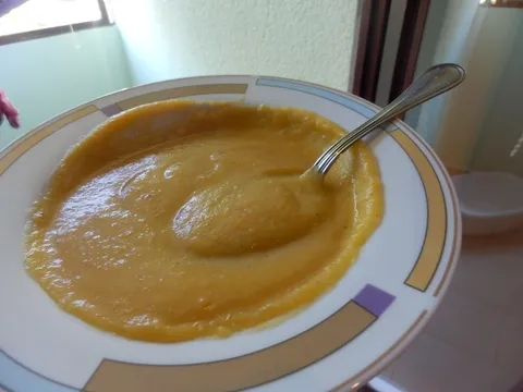gusta juha od krumpira, mrkve i kelja