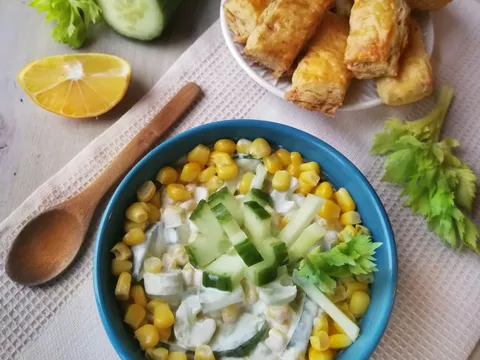 Fina salata od krastavaca i kukuruza