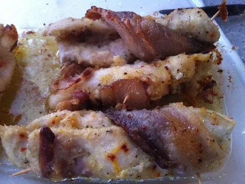 Piletina s pancetom i sirom, pečena u pečnici