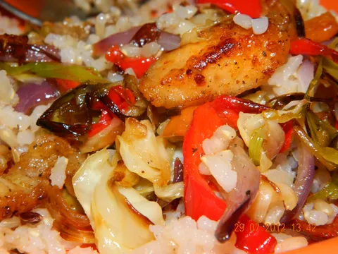 Piletina sa povrćem na kineski način