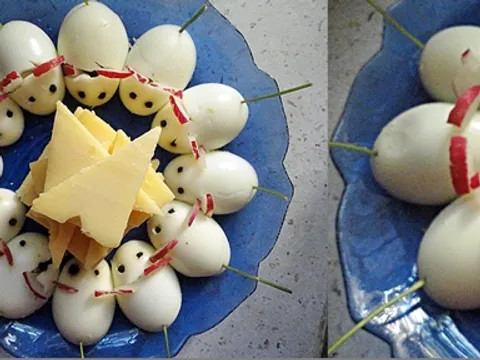 kako malo drugacije aranzirati sir i jaja...