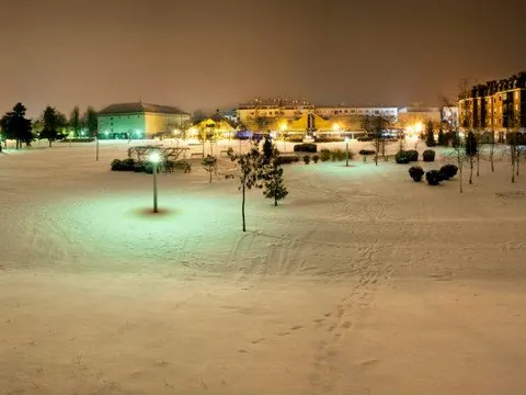 moj grad u snijegu
