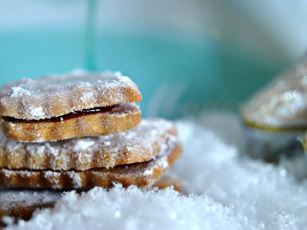 Linzer cookies - Winter Edition