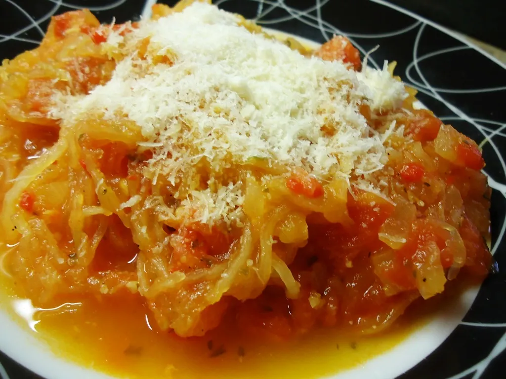 Špageti tikva s rajčicom