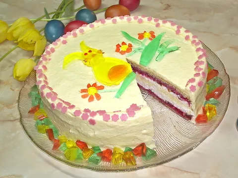 Uskršnja torta sa voćem
