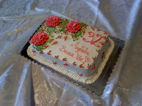 *** Menaž torta *** Cvetna torta za Jelenu :)