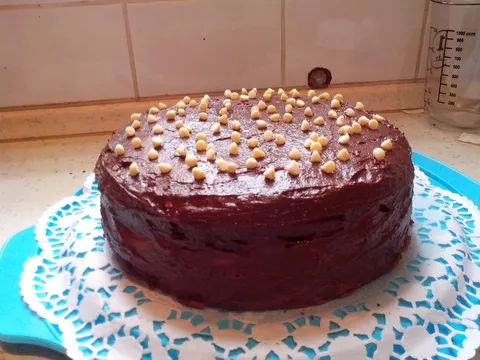 Chocolate truffle layer cake