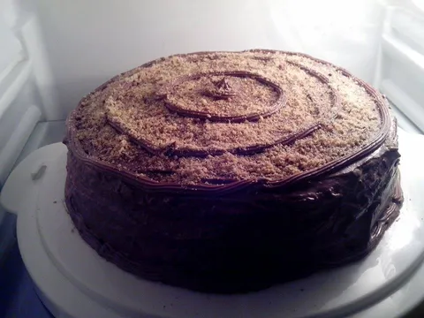 Lešnik-nutella torta