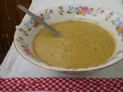 Krem juha od kelja s palentom