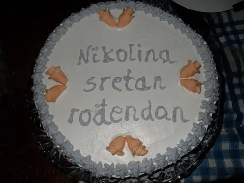 Torta za moju Nikolinu, koja je jučer proslavila svoj 14 rođendan