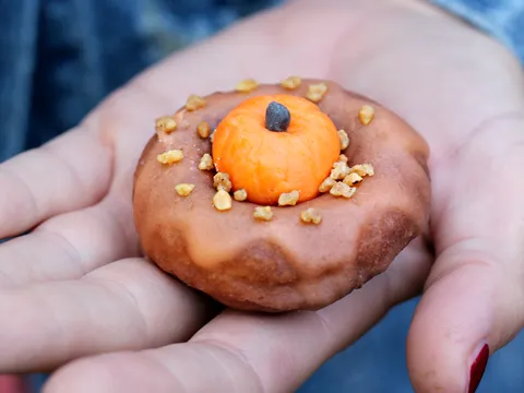 Mini halloween donutsi